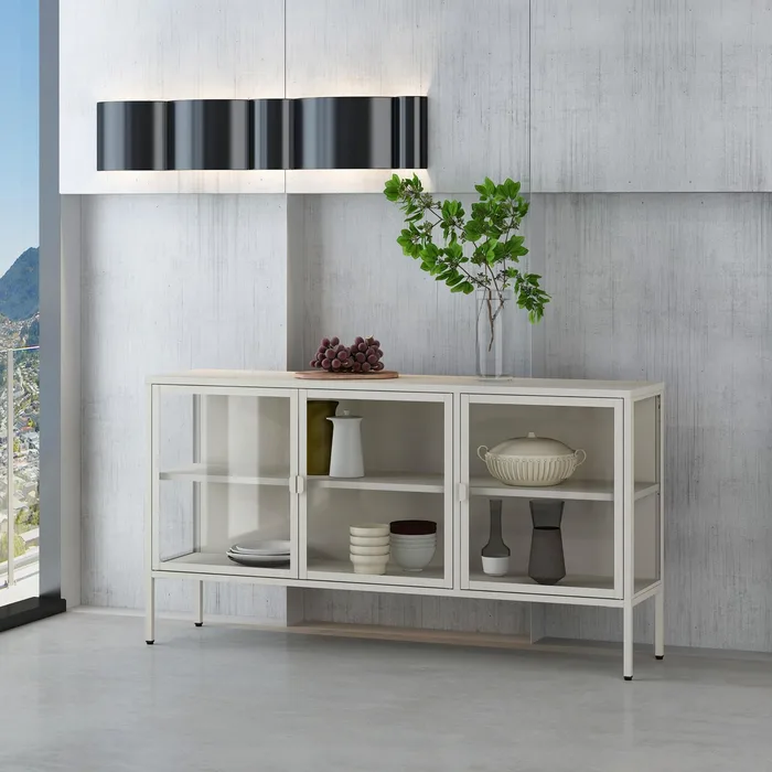 מזנון ויטרינה מעוצבת ESSENCE צבע סהרה