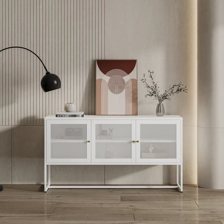 ויטרינה מעוצבת CLAIR צבע לבן