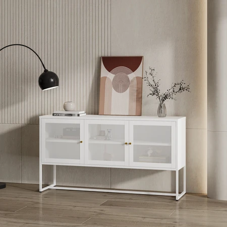 ויטרינה מעוצבת CLAIR צבע לבן