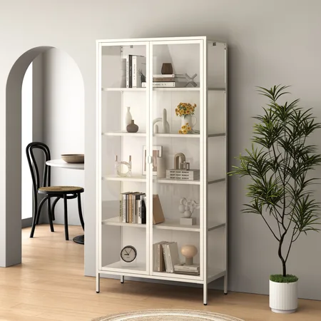 ויטרינה מעוצבת LUCIEN צבע לבן