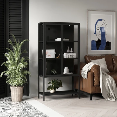 ויטרינה מעוצבת PALERMO צבע שחור