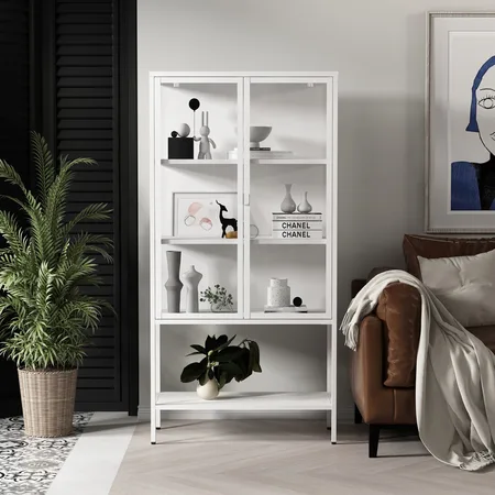 ויטרינה מעוצבת PALERMO צבע לבן