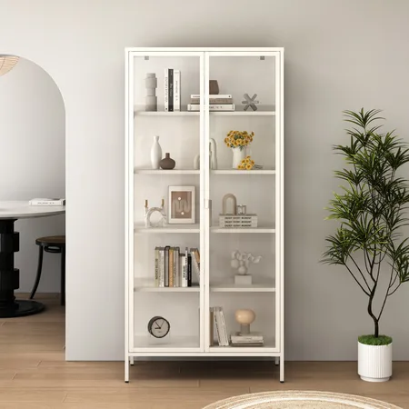 ויטרינה מעוצבת LUCIEN צבע לבן