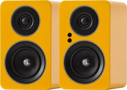 זוג רמקולים מדפיים אקטיביים דגם C705PA MKII מבית Jamo - צבע צהוב